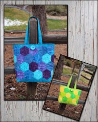 Hexi Tote In Two Sizes - Pattern