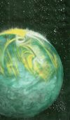 FDS112-02-2 - Aurora Borealis  - Peace/Go Green - Panel