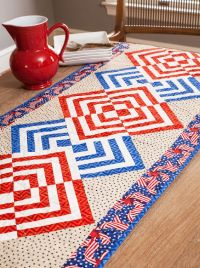 Glory In The Cabin Table Runner - Pattern