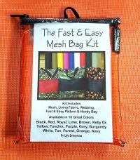 Fast and Easy Mesh Bag Kit - Orange